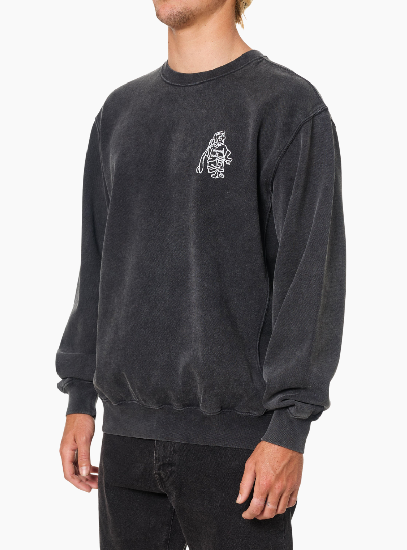 Sudadera Hot Line Crew Wash