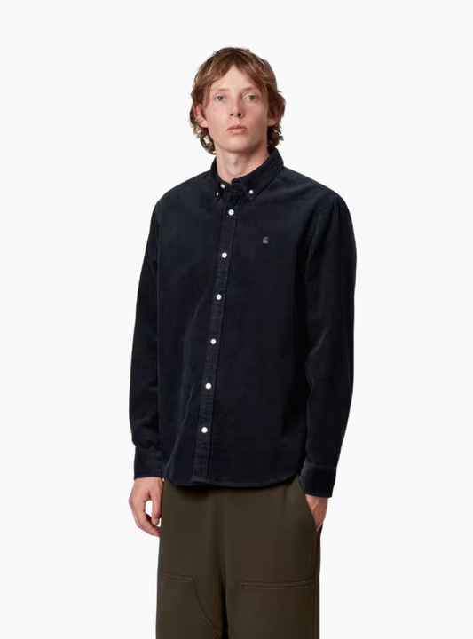 Camisa L/S Madison Cord - dark navy