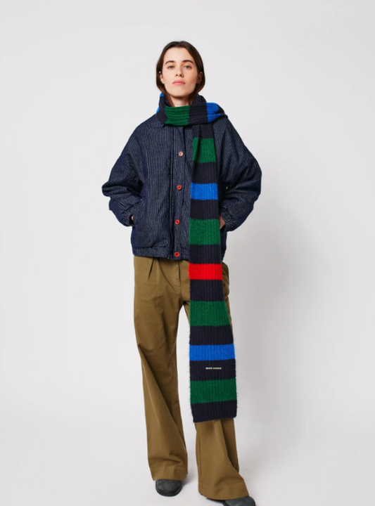 Bufanda multicolor a rayas