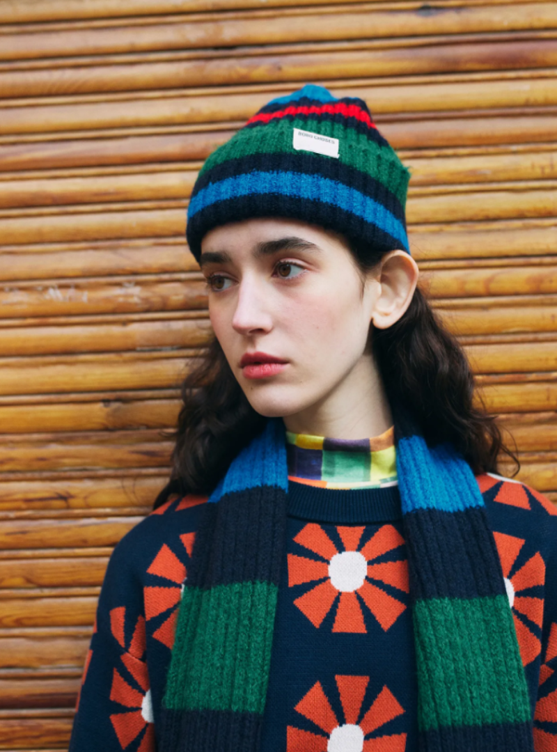 Bufanda multicolor a rayas