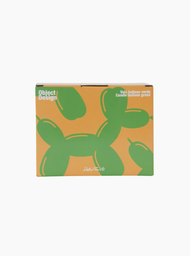 Vela Balloon Dog verde