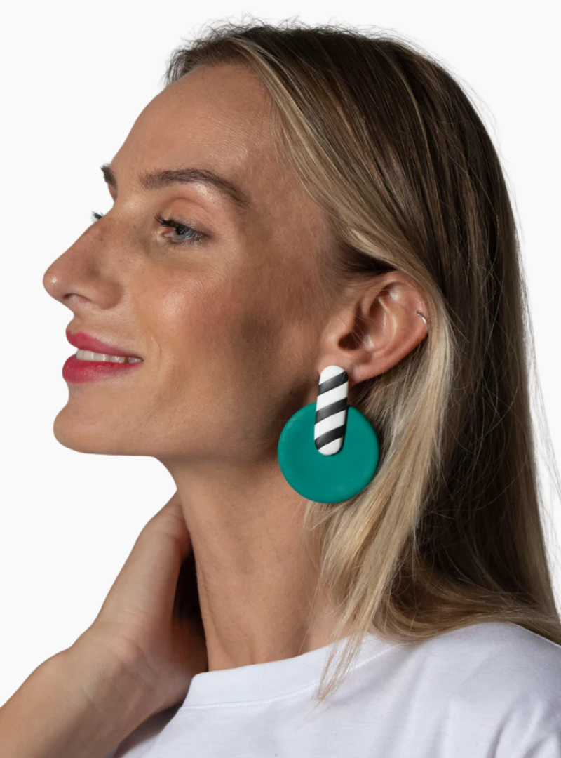 Pendientes Piruleta Verde