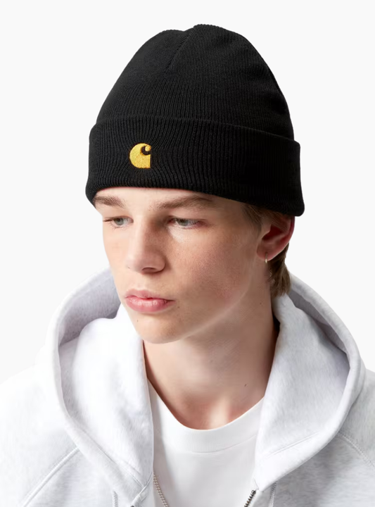 Gorro Chase Beanie - black / gold