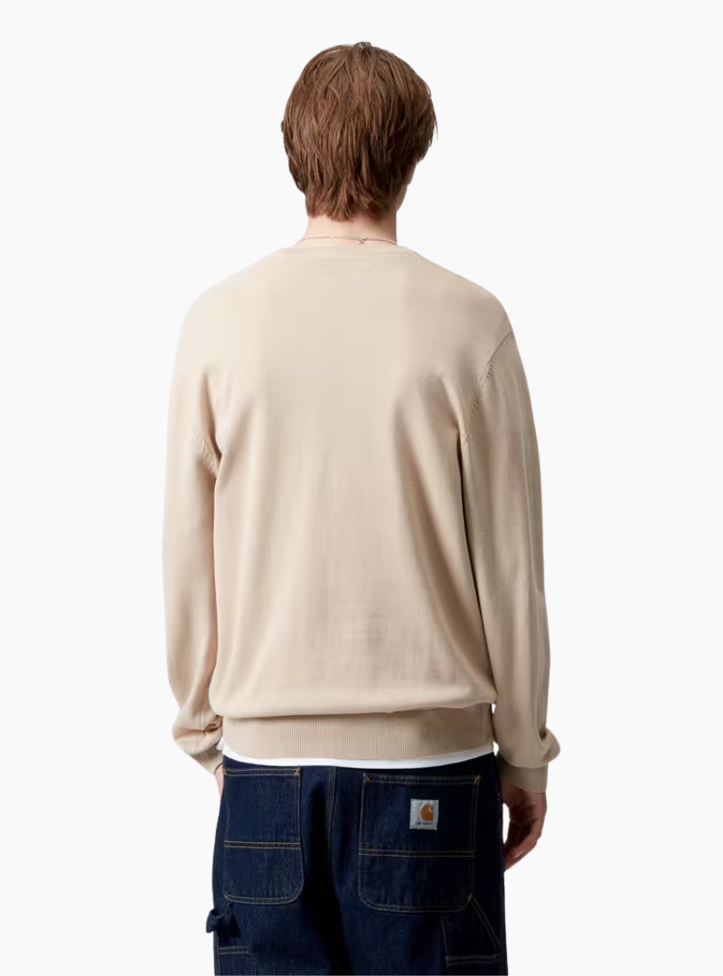 Jersey Madison - fleur de sel / black