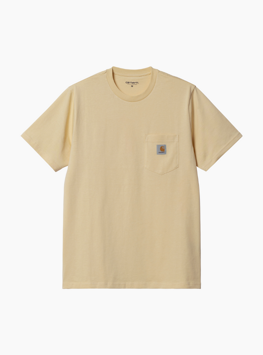 Camiseta S/S Pocket - CORNSILK