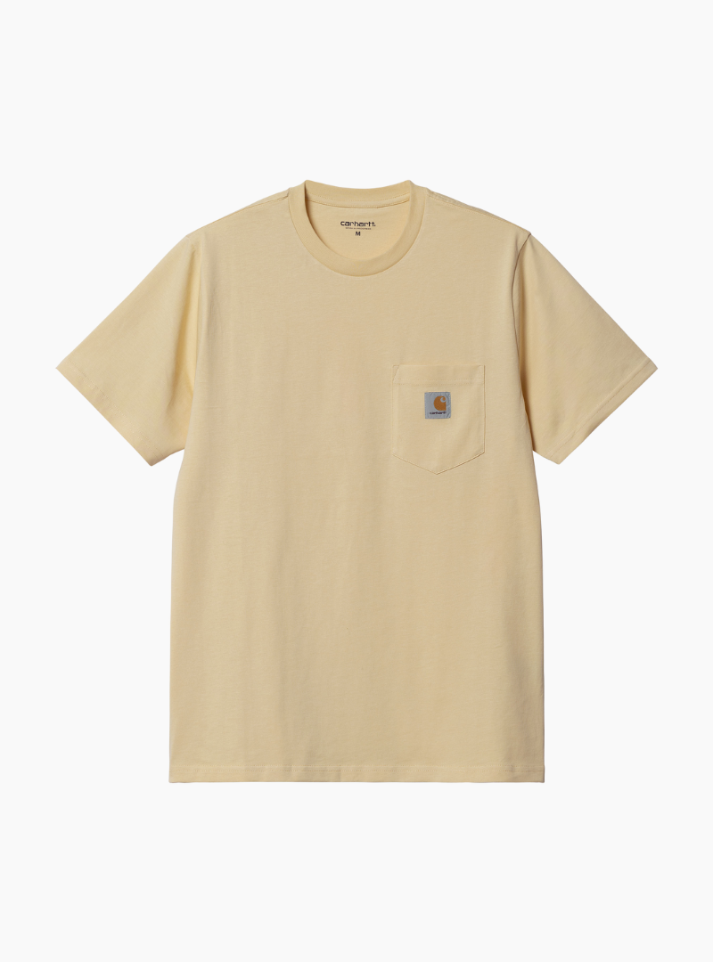 Camiseta S/S Pocket - CORNSILK