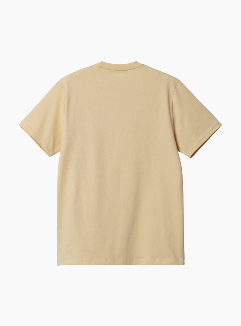 Camiseta S/S Pocket - CORNSILK