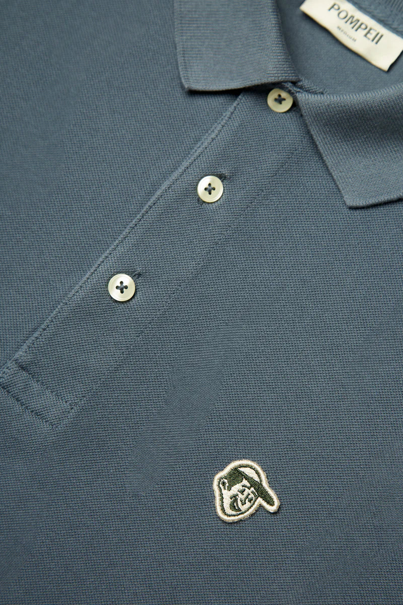 Polo Emilio - steel blue