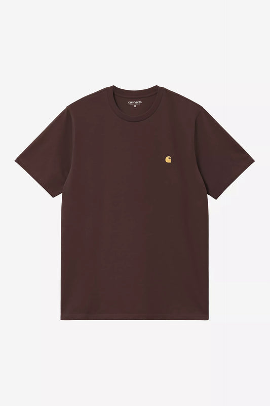 Camiseta S/S Chase - Palisander / Gold
