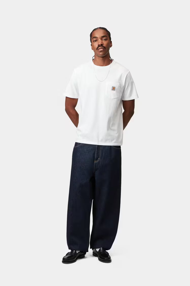 Camiseta S/S Pocket - white