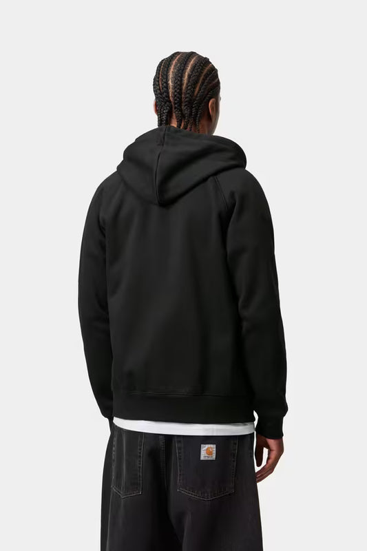 Chaqueta Hooded Chase - black / gold