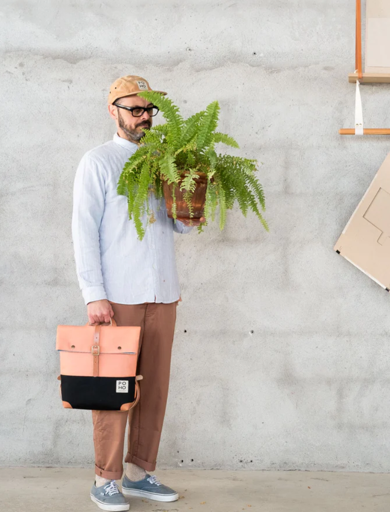 MOCHILA POHO COLOR BLACK - MELOCOTON