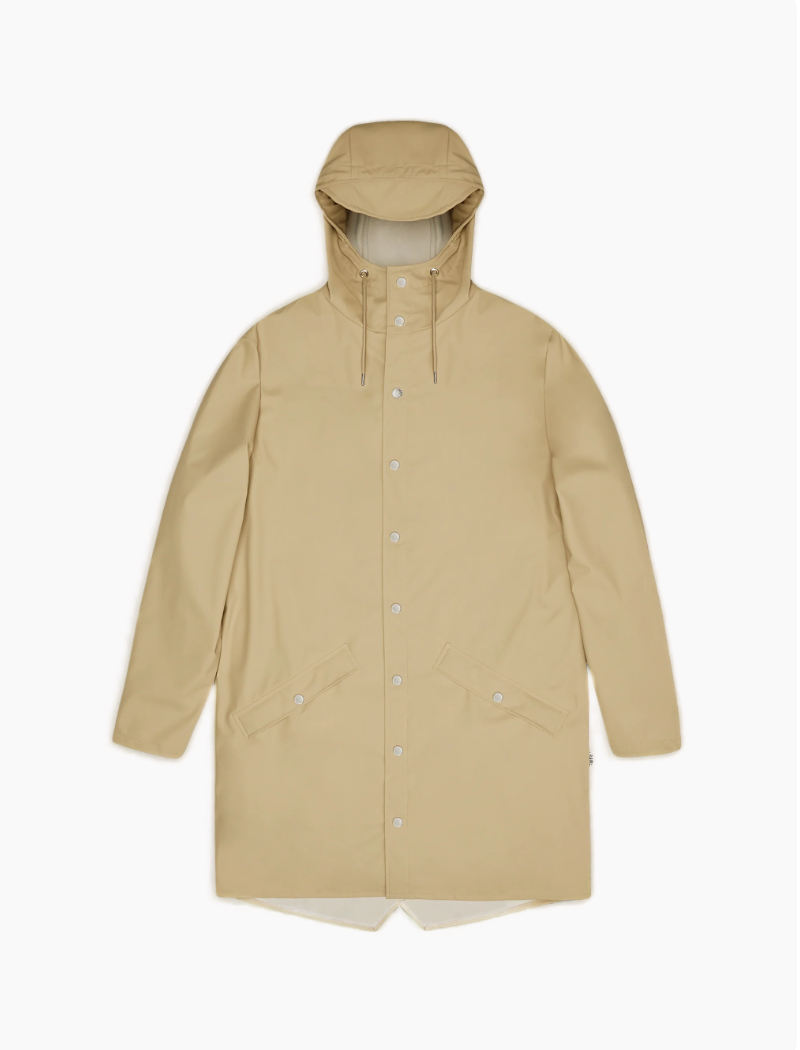 CHUBASQUERO LONG JACKET - SAND