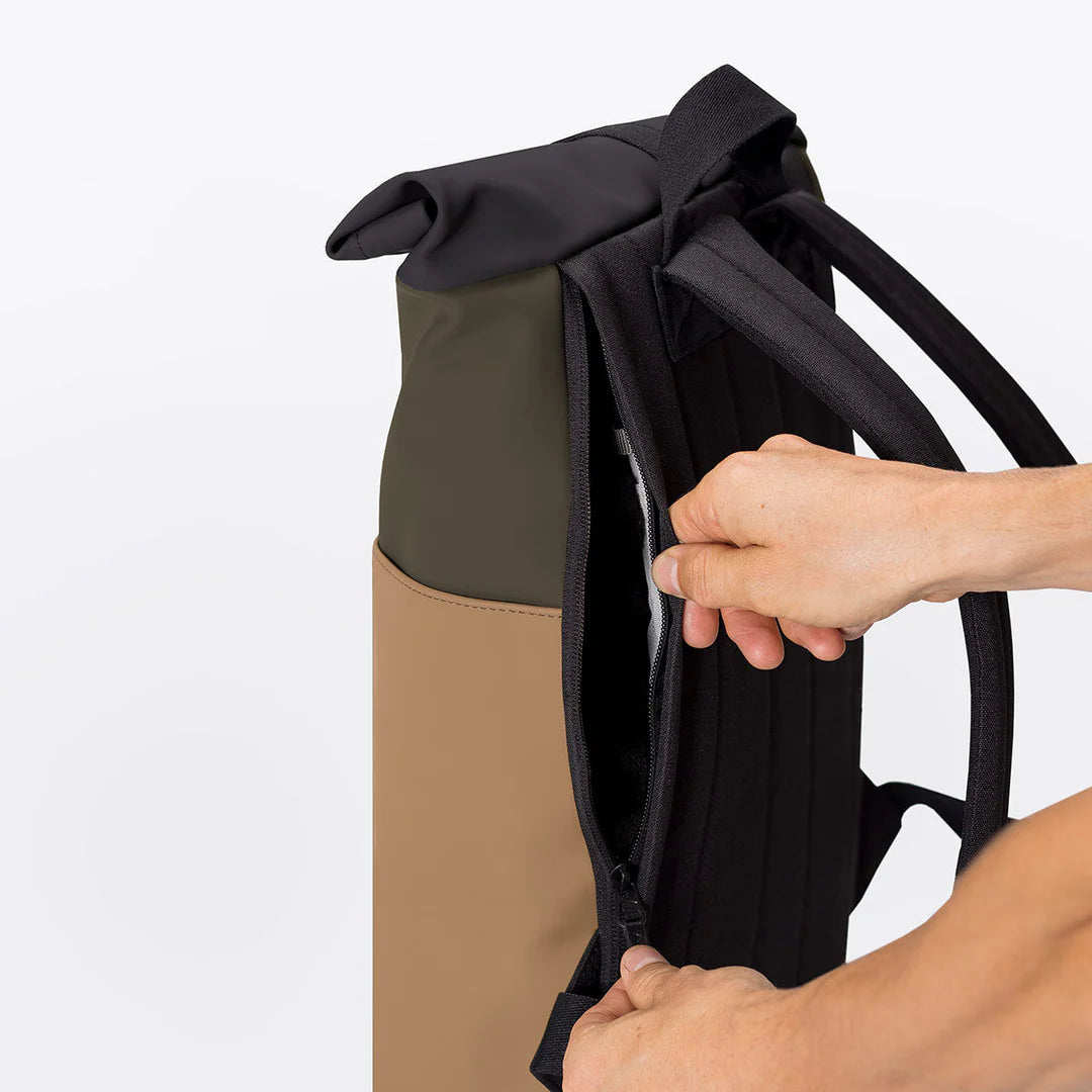 Mochila Hajo Mini Lotus - olive / almond
