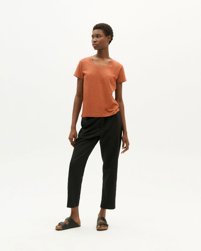CAMISETA REGINA HEMP - CLAY RED