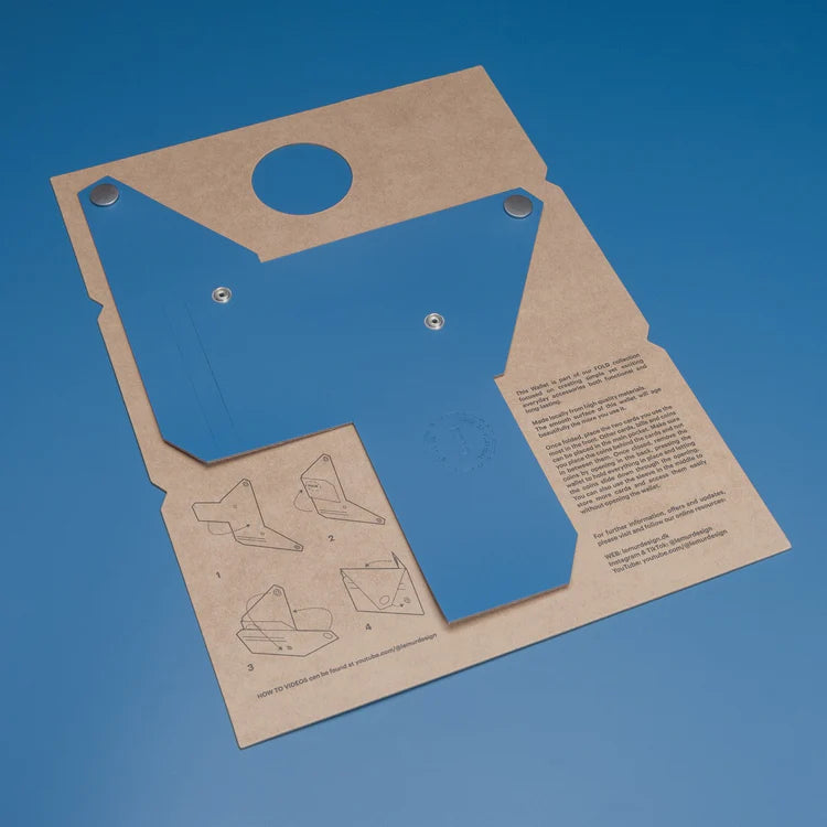 Cartera Lemur Wallet - Deep Sea Blue Recycled