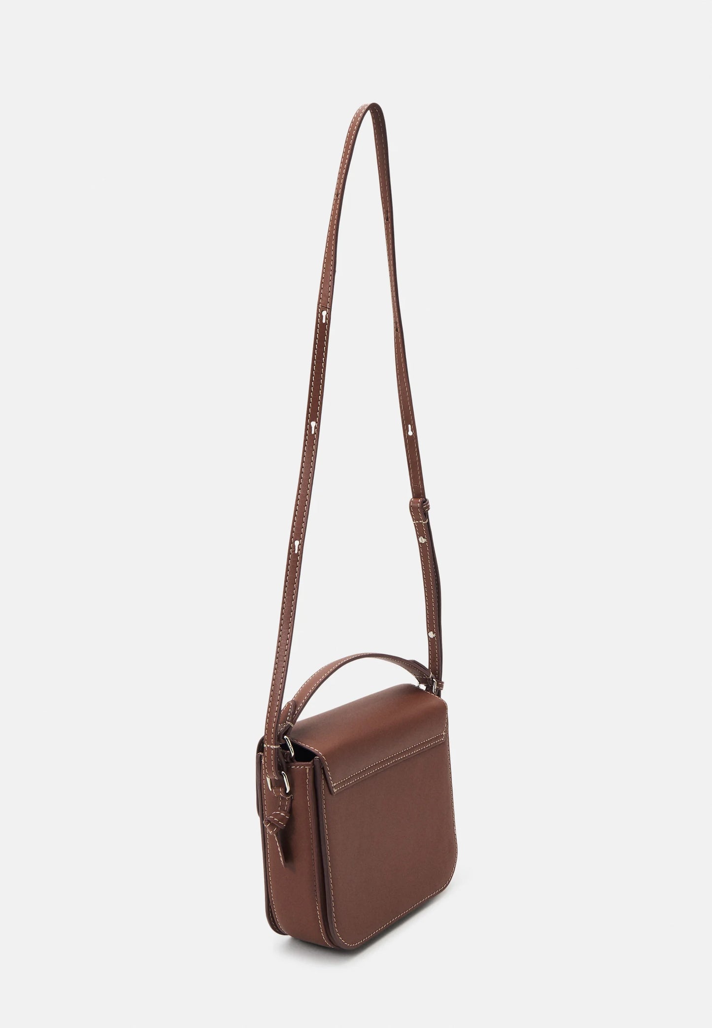 BOLSO PIEL IRIS - MOCHA BROWN