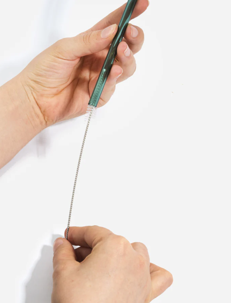 Pack 10 pajitas reutilizables - cristal muticolor