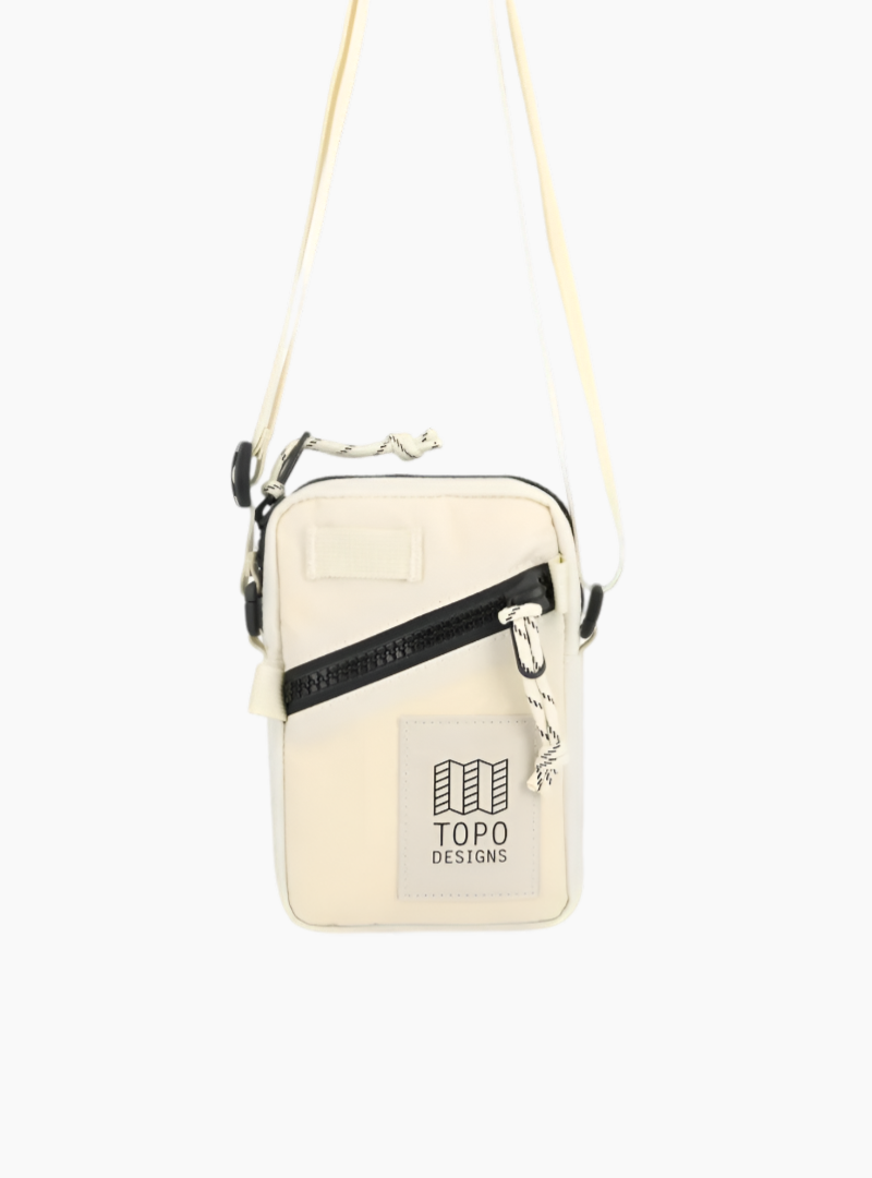 bandolera mini bone white topo designs