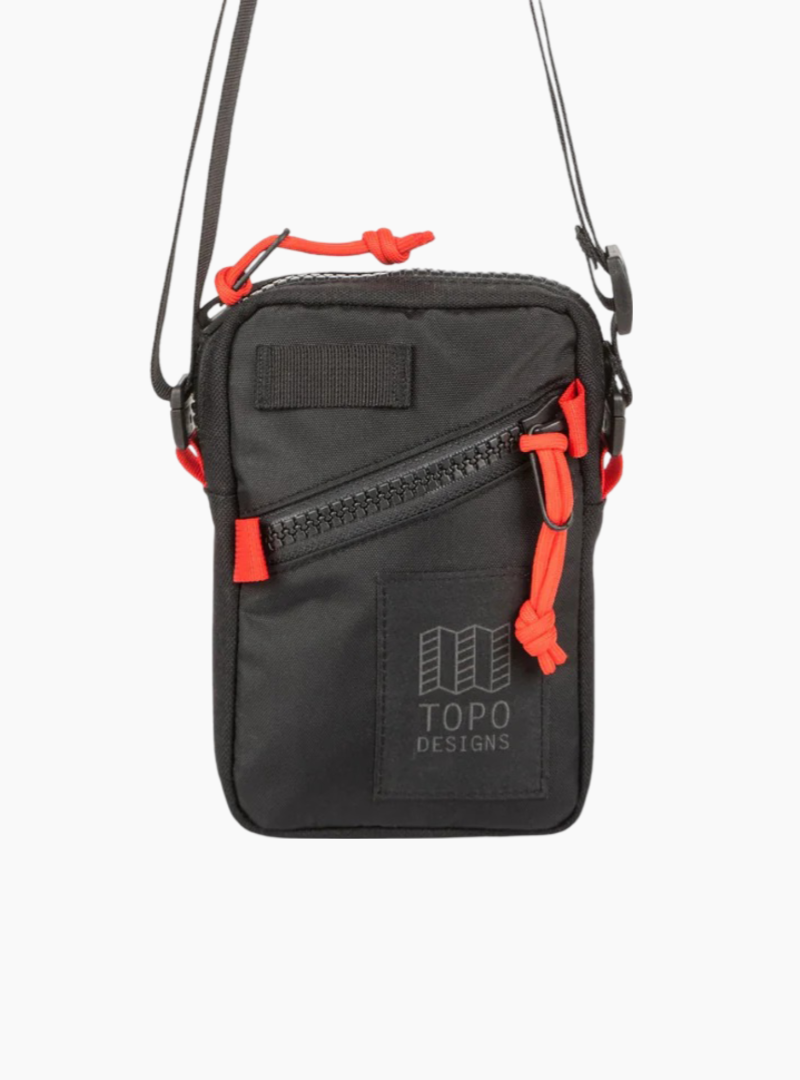 bandolera mini negra topo designs