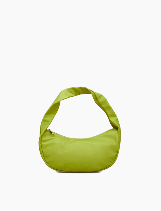 Bolso Derry Green Banana de Becksöndergaard en nailon verde lima