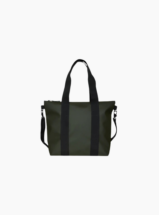 bolso rains tote bag mini green verde impermeable unisex