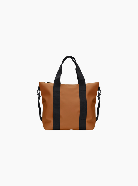 bolso rains tote bag mini rust teja oxido impermeable unisex