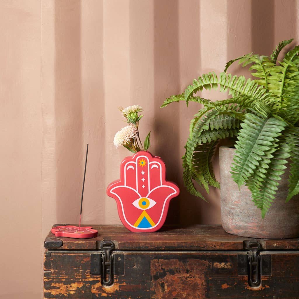 Florero Lucky Hand - rojo