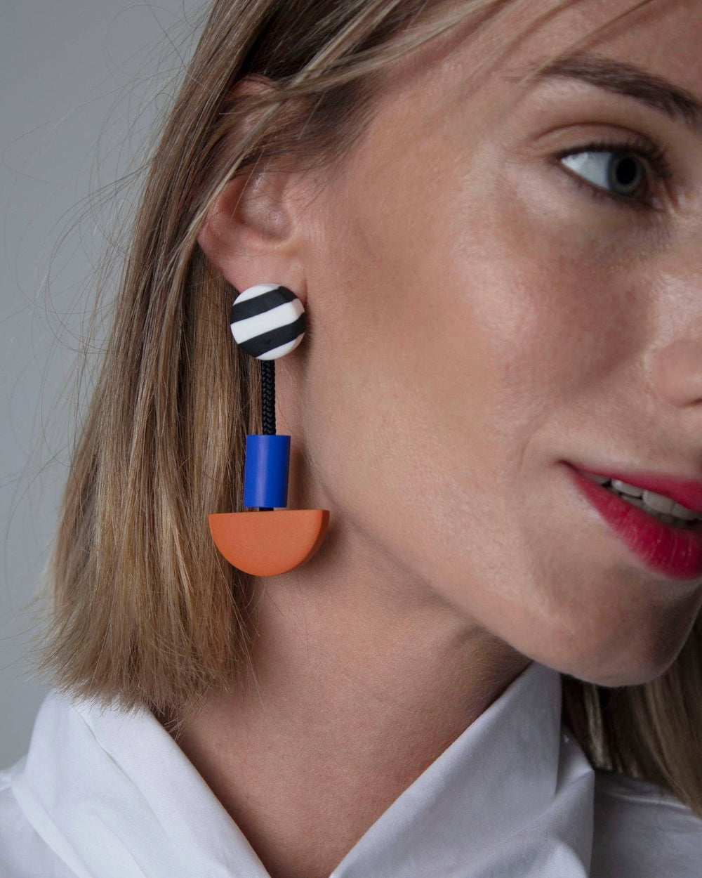 Pendientes Balancín teja