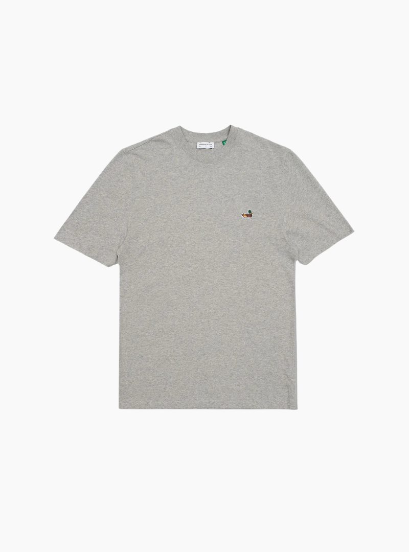 Camiseta Duck Patch Grey Melange Edmmond Studios algodón orgánico
