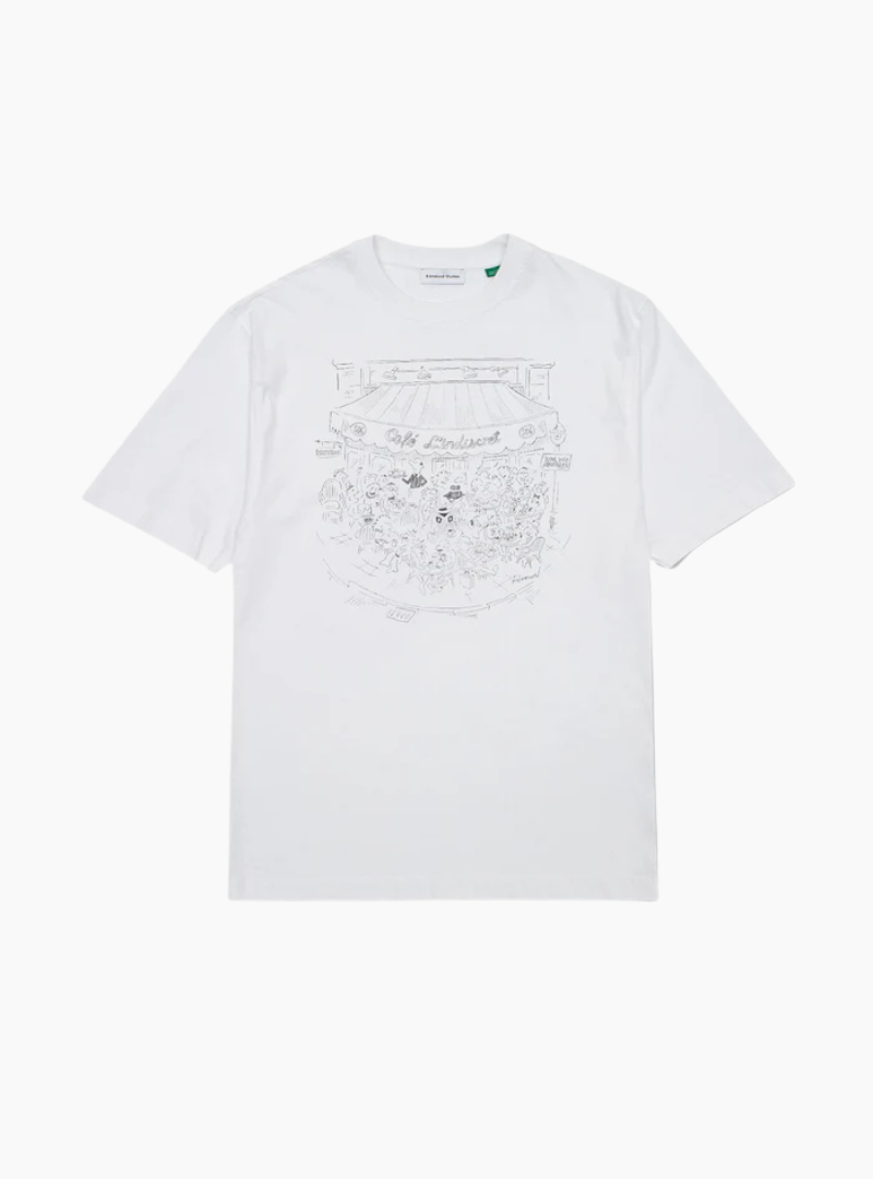 Camiseta Edmmond L’Indiscret Plain White 100% algodón orgánico 220 g/m²