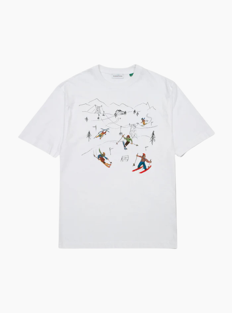 Camiseta Edmmond Peak 7 Plain White 100% algodón orgánico