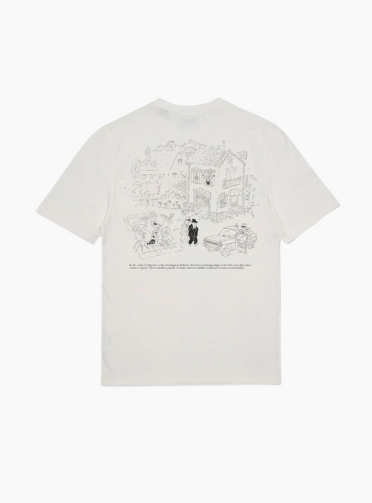 Camiseta Edmmond Studios Scene del Crime color off white en Tequila Sunset