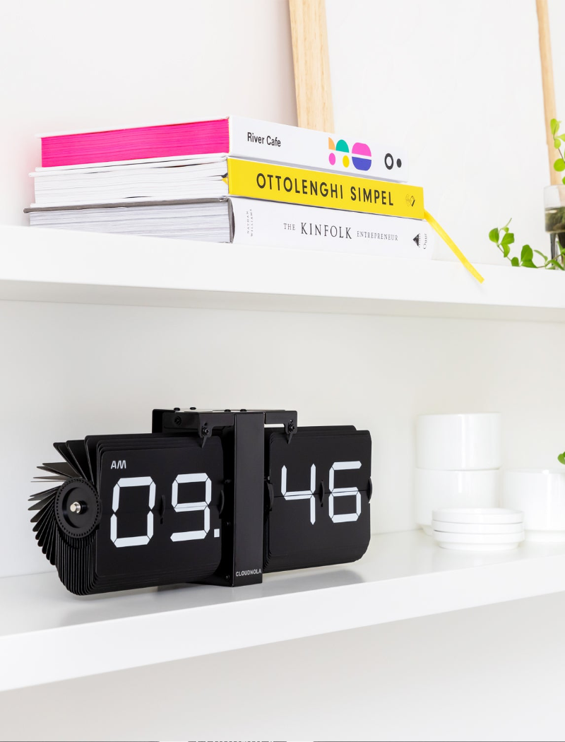 RELOJ FLIP FLAP - BLACK