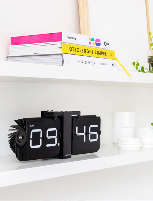 RELOJ FLIP FLAP - BLACK