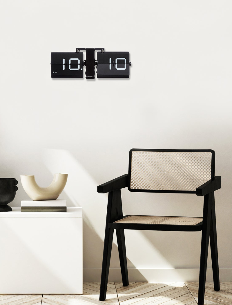 RELOJ FLIP FLAP - BLACK