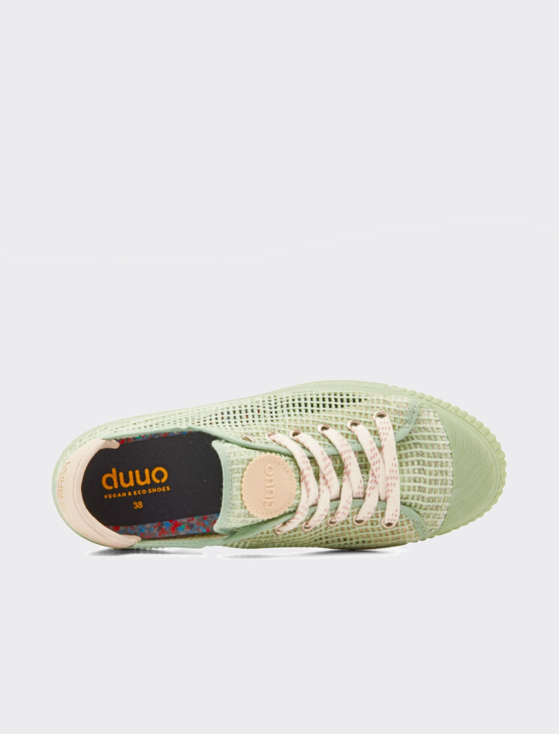 Zapatillas Col trenzado - verde