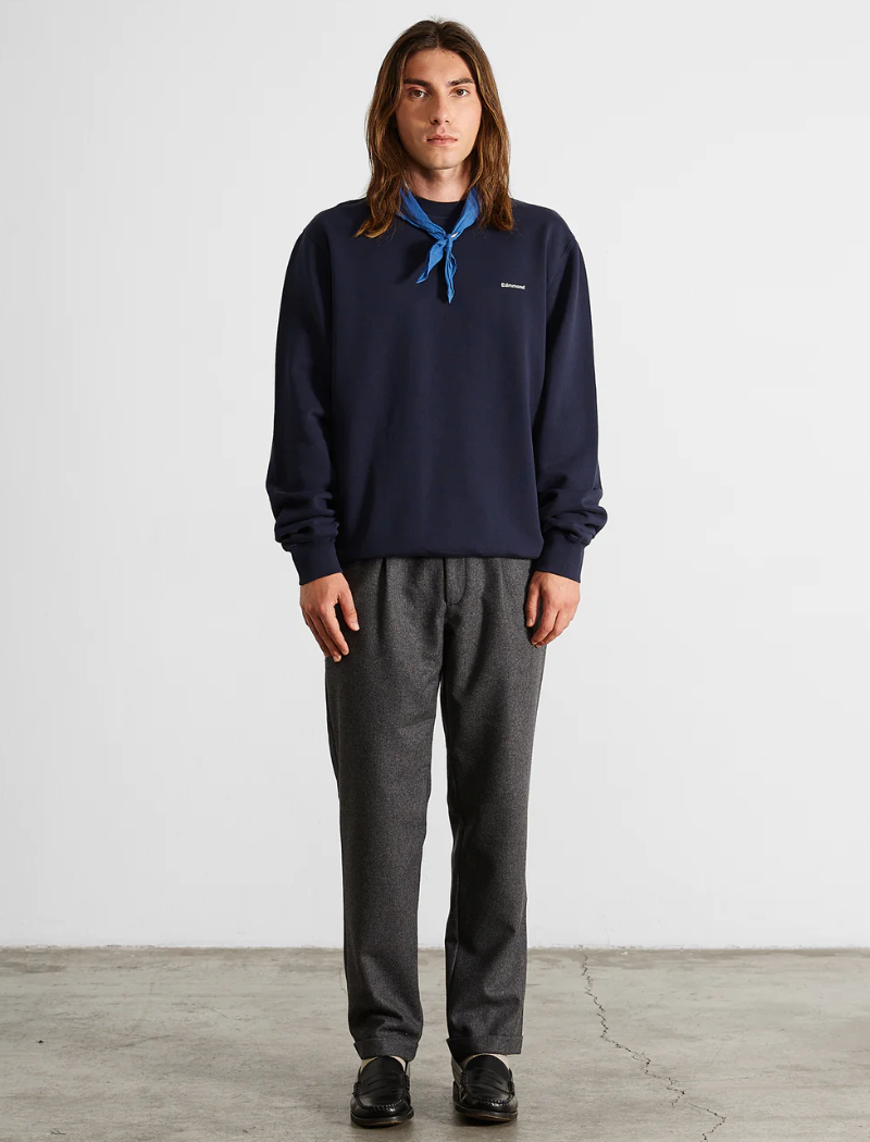 Sudadera Mini logo - plain navy