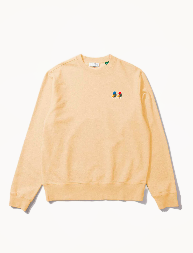 Sudadera Special duck - plain light yellow
