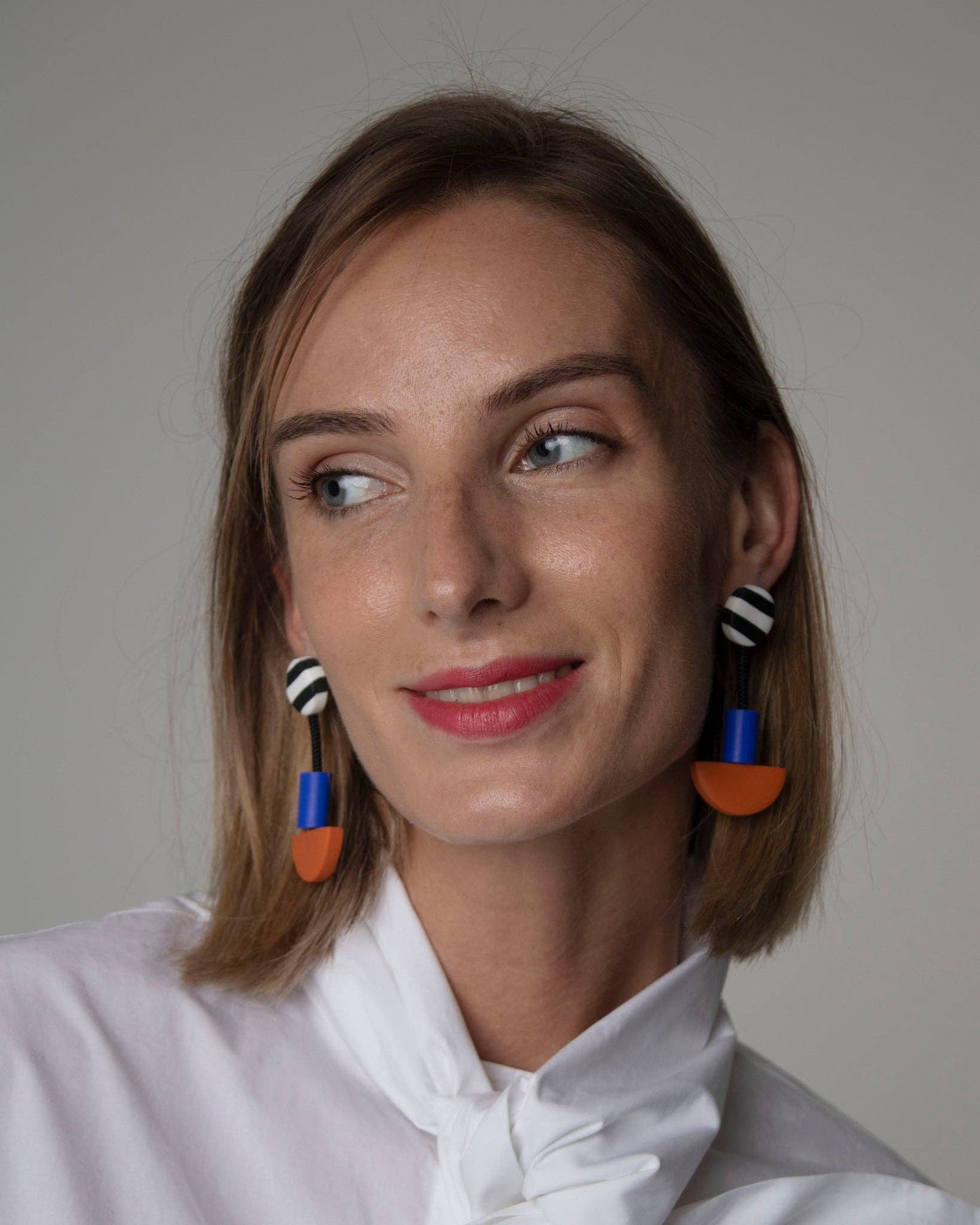 Pendientes Balancín teja