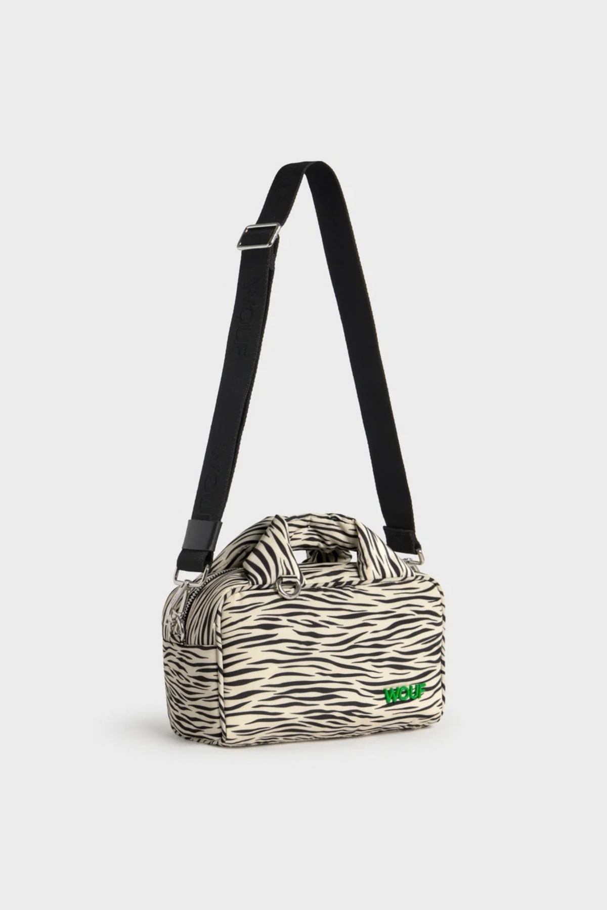Bolso Bowling Zebra Hit - Beige / Negro