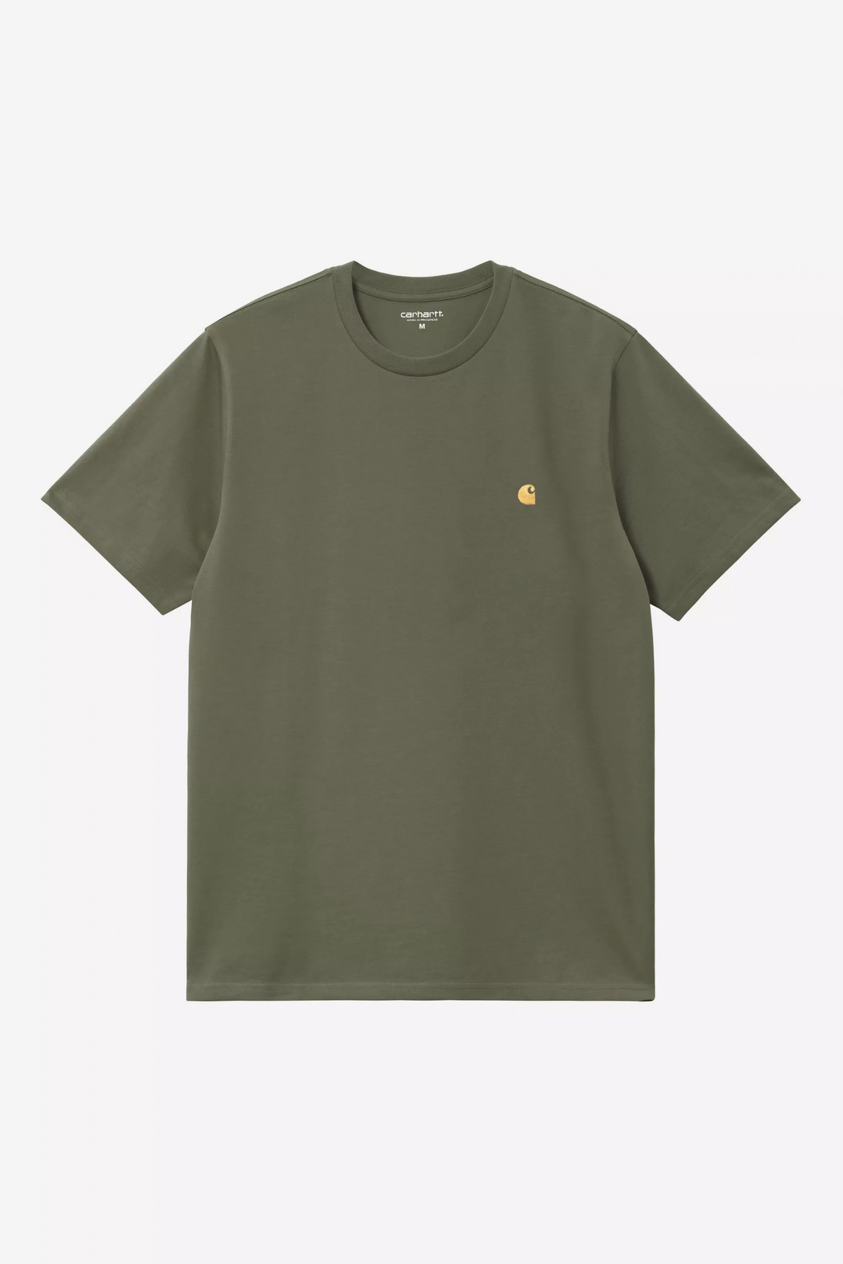 Camiseta Carhartt S/S Chase Leaf / Gold