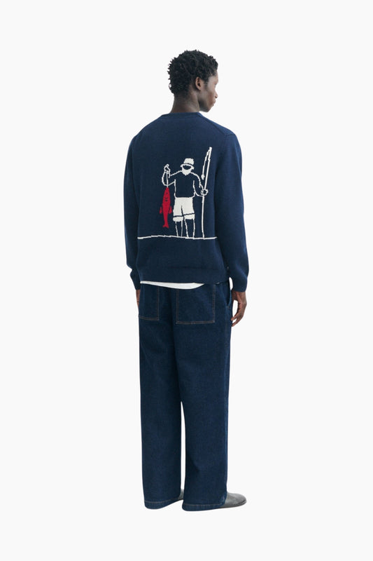 Cardigan Creed Pescadors - navy