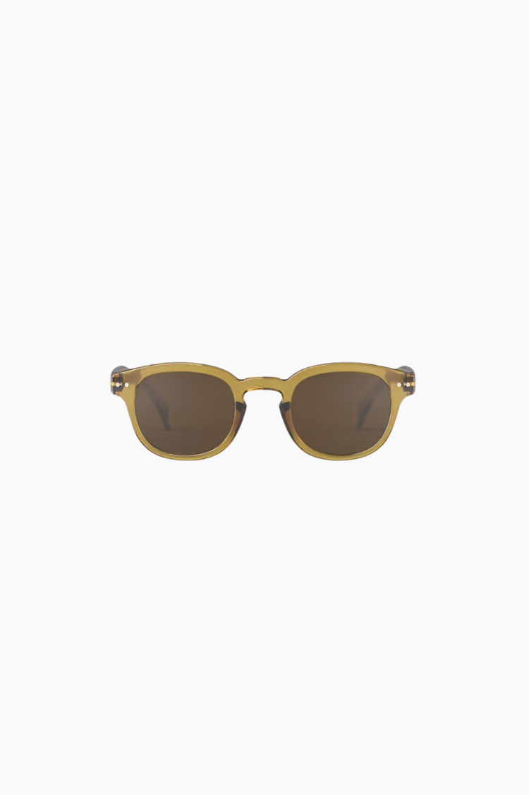 gafas de sol izipizi modelo c golden green verde transparente