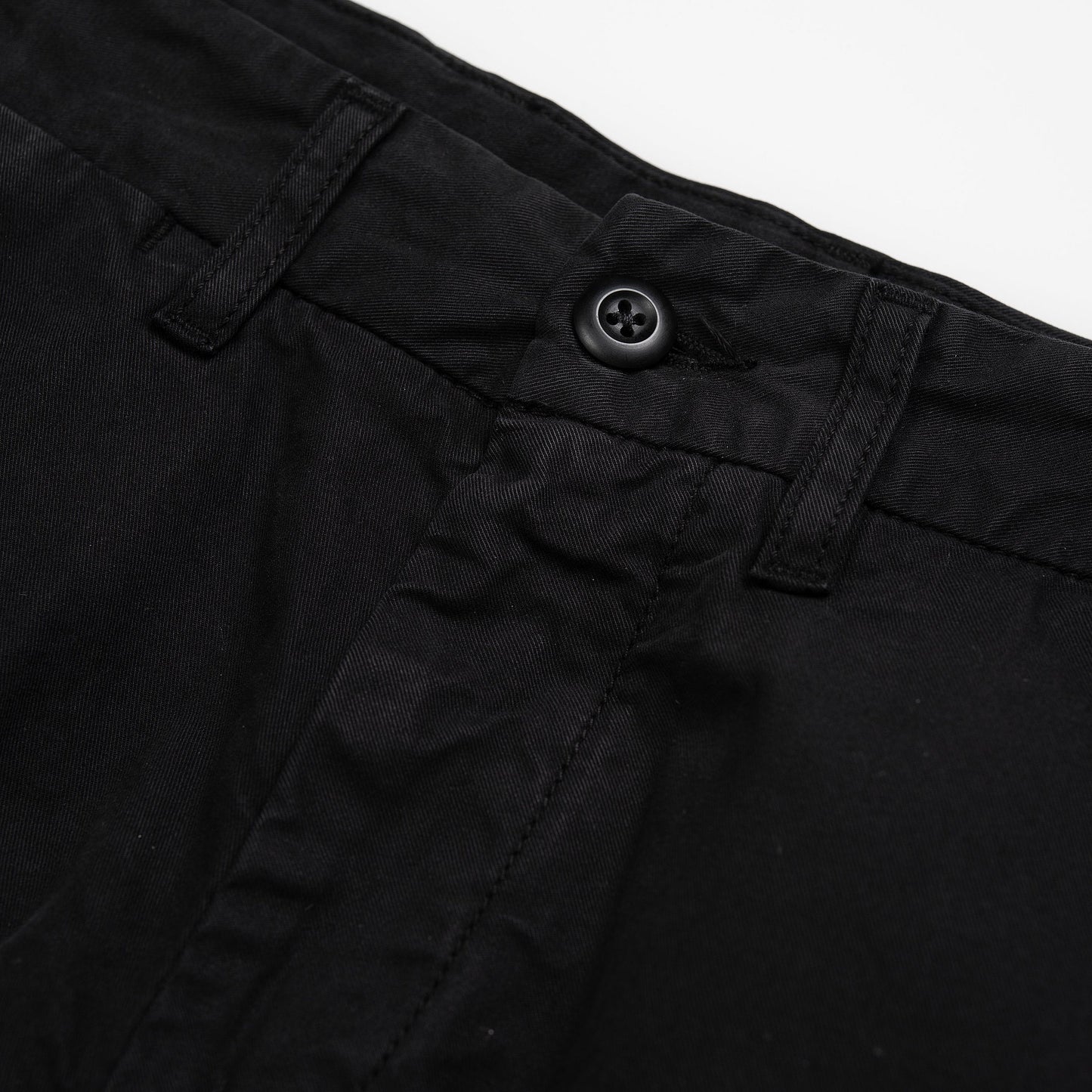 Bermudas John short - black (garment dyed)