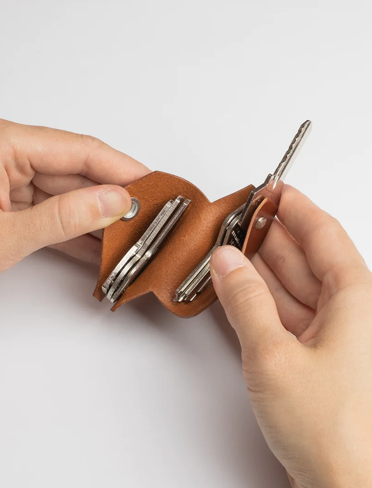 LLavero Keyfolder - Cognac Premium