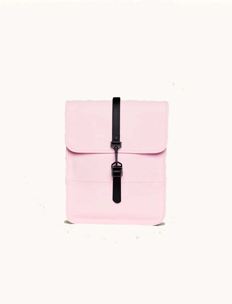 mochila rains backpack micro candy rosa chicle impermeable unisex