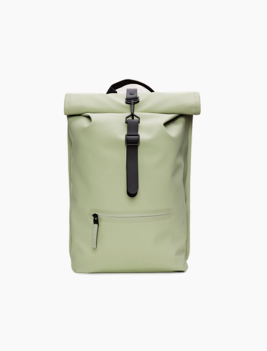 mochila rains rolltop rucksack earth verde salvia impermeable unisex