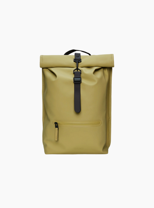 mochila rains rolltop rucksack khaki verde impermeable unisex