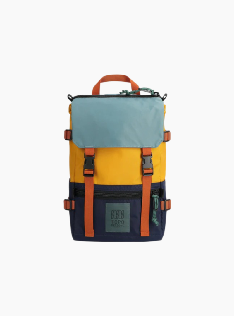 mochila topo designs rover pack mini navy mustard